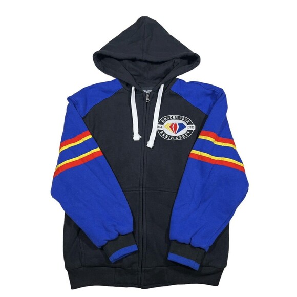 NWT Nascar 75th Anniversary 2XL Full Zip Heavy Sweatshirt Chase Pitshop Hoodie - Picture 1 of 8
